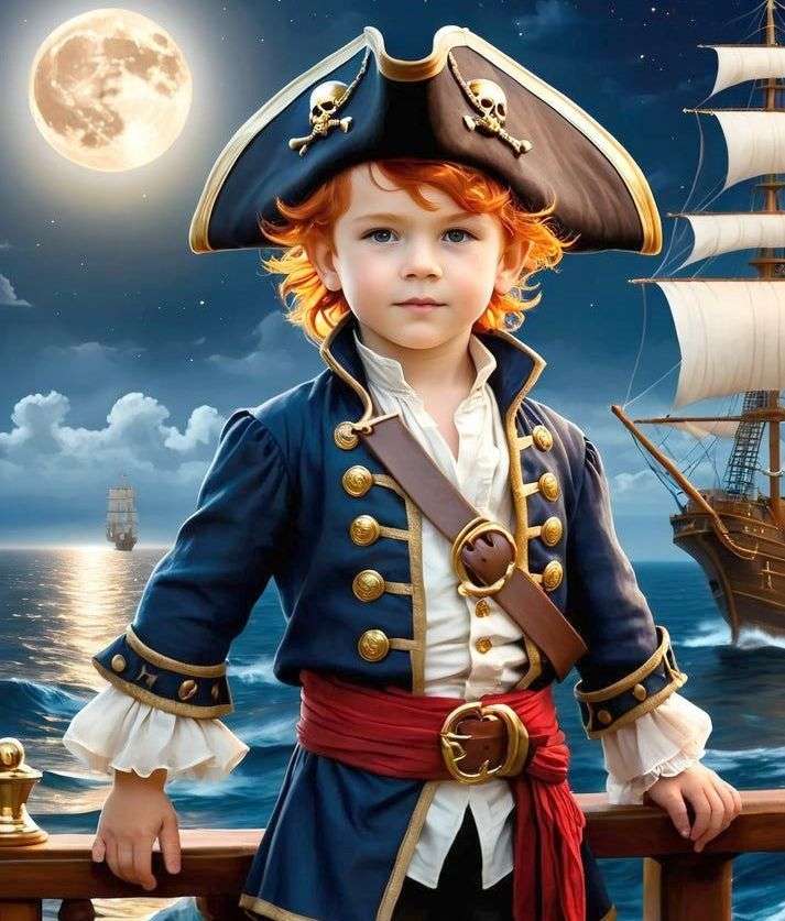 Mały duży pirat puzzle online