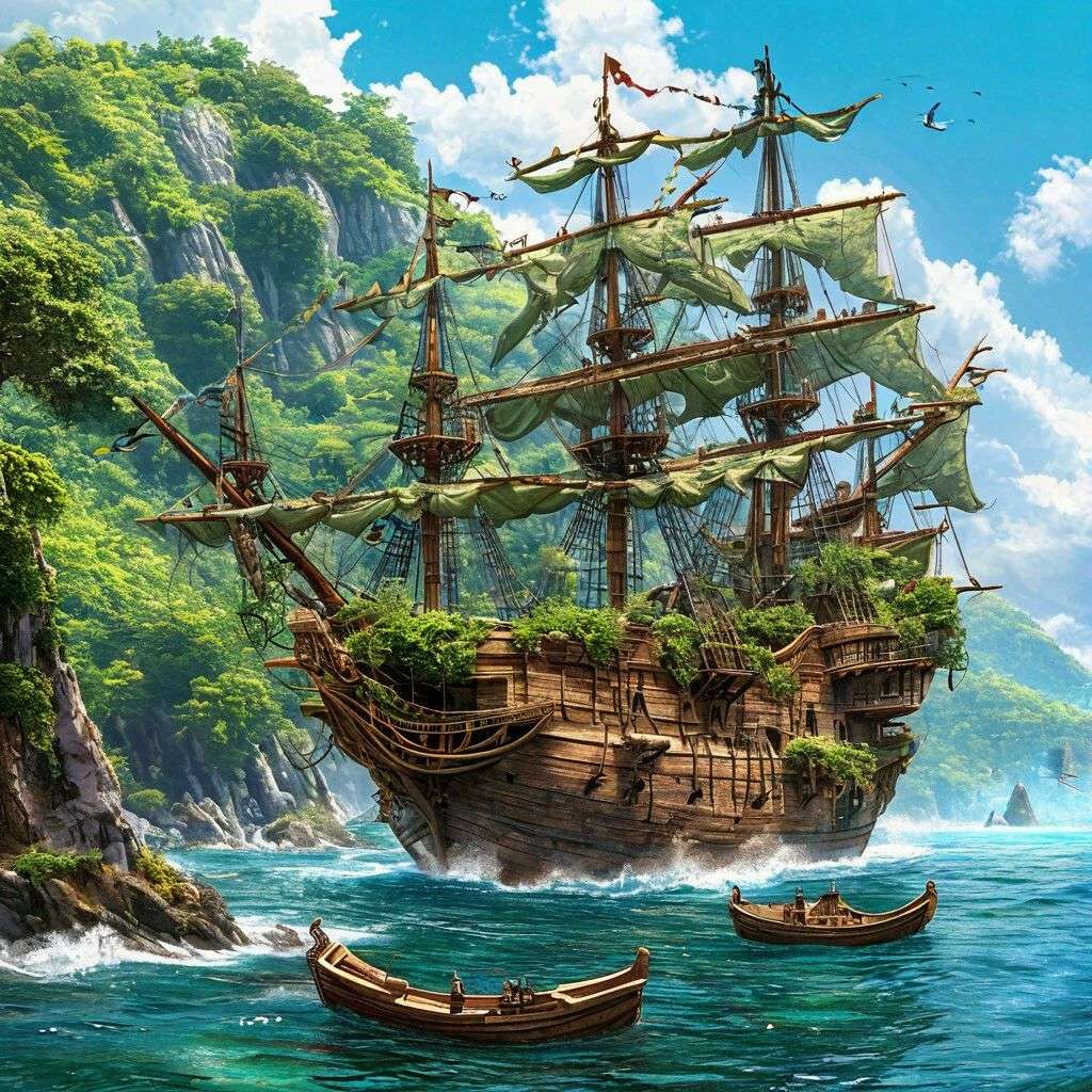 Wycieczki morskie i odkrycia z żaglówki puzzle online