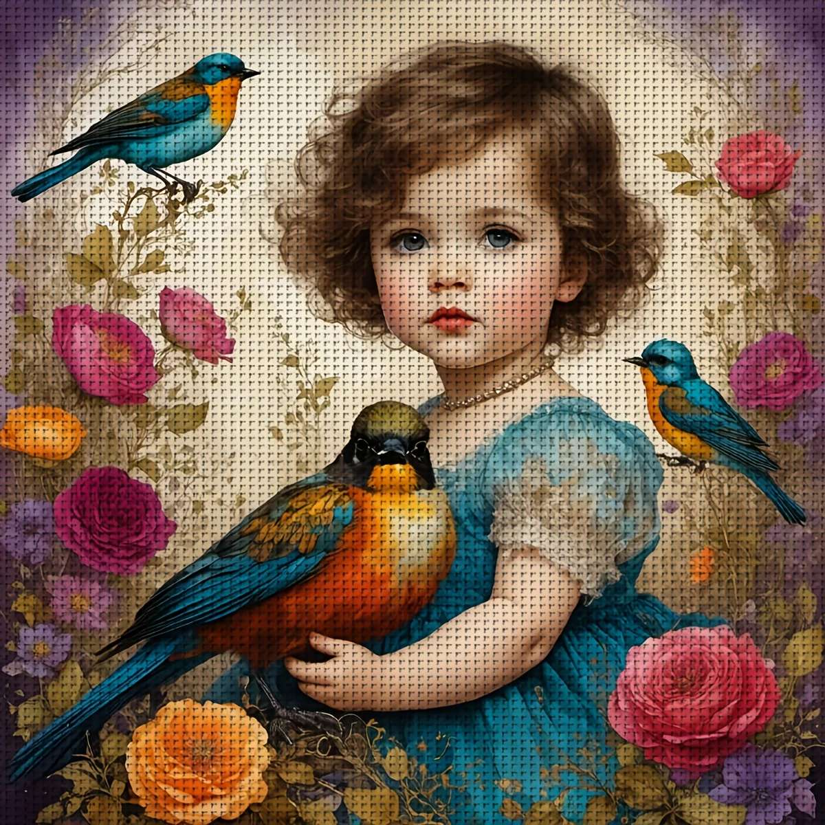 portrait of a girl online puzzle