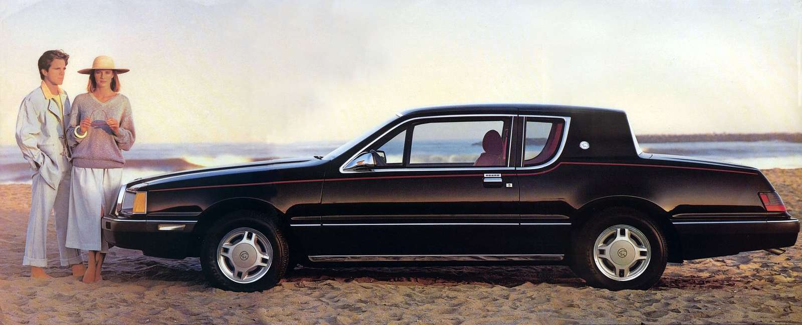 Mercury Cougar 1985 black пазл онлайн