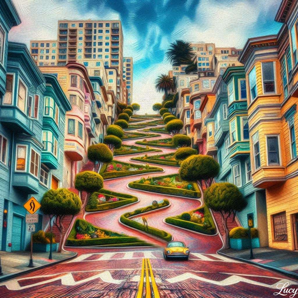 San Francisco Lombard Street jigsaw puzzle online