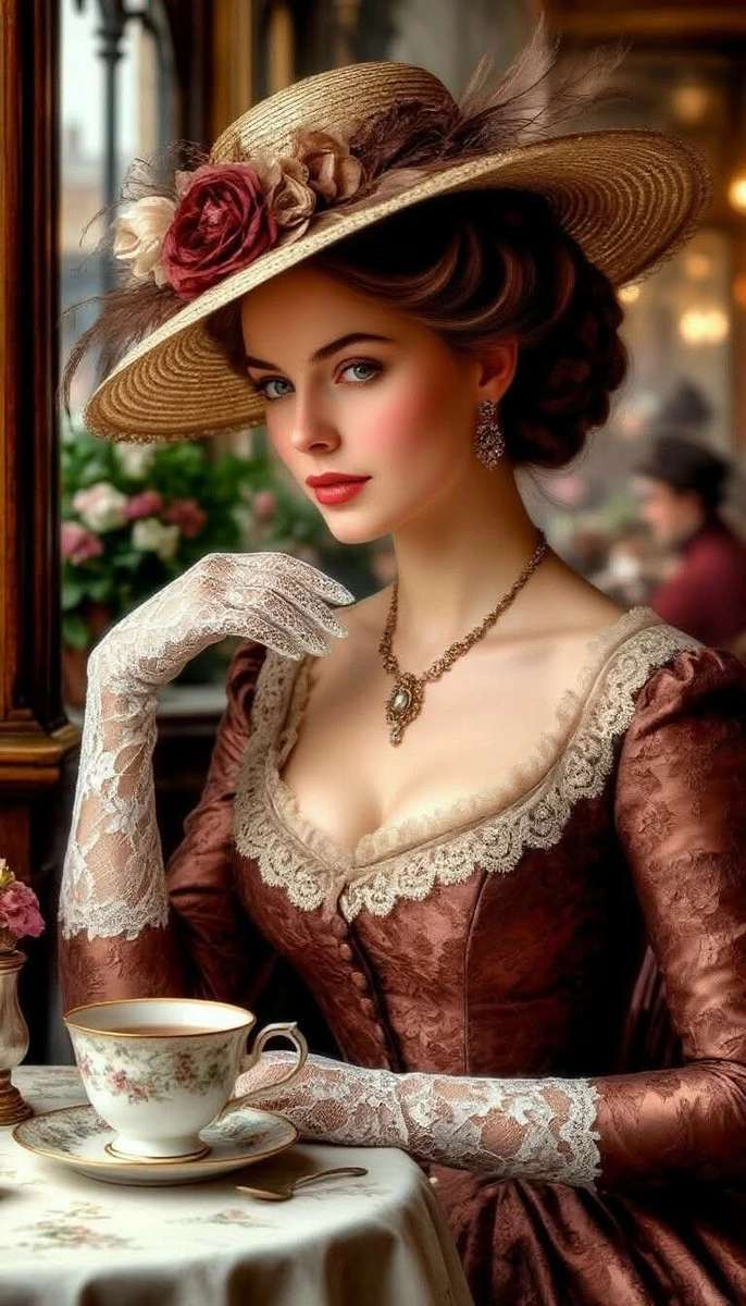 Dziewiętnasta dama puzzle online