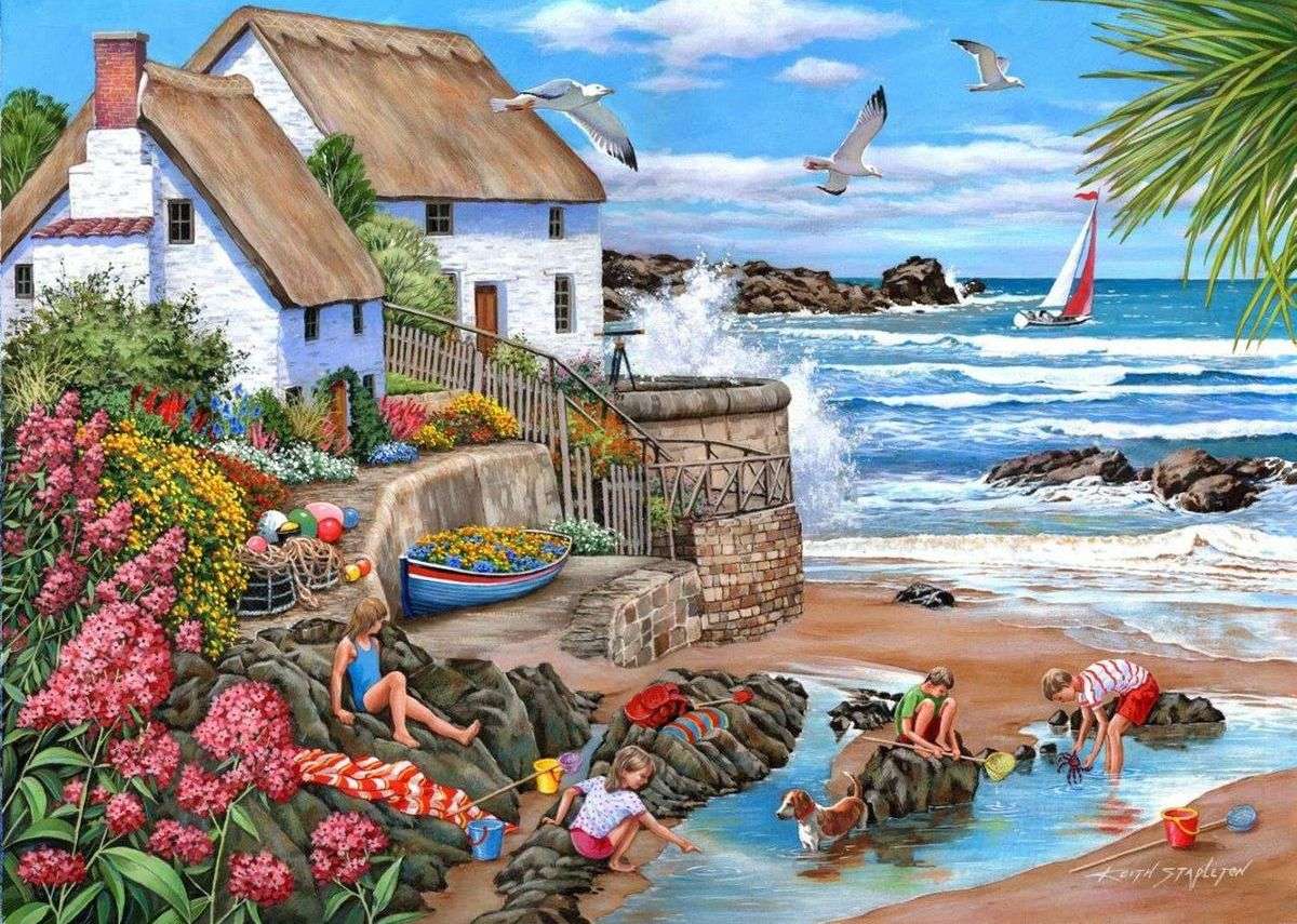 Letnie gry morskie puzzle online