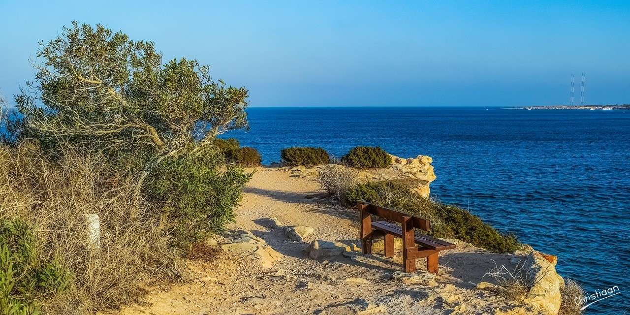 Klif, krajobraz. puzzle online