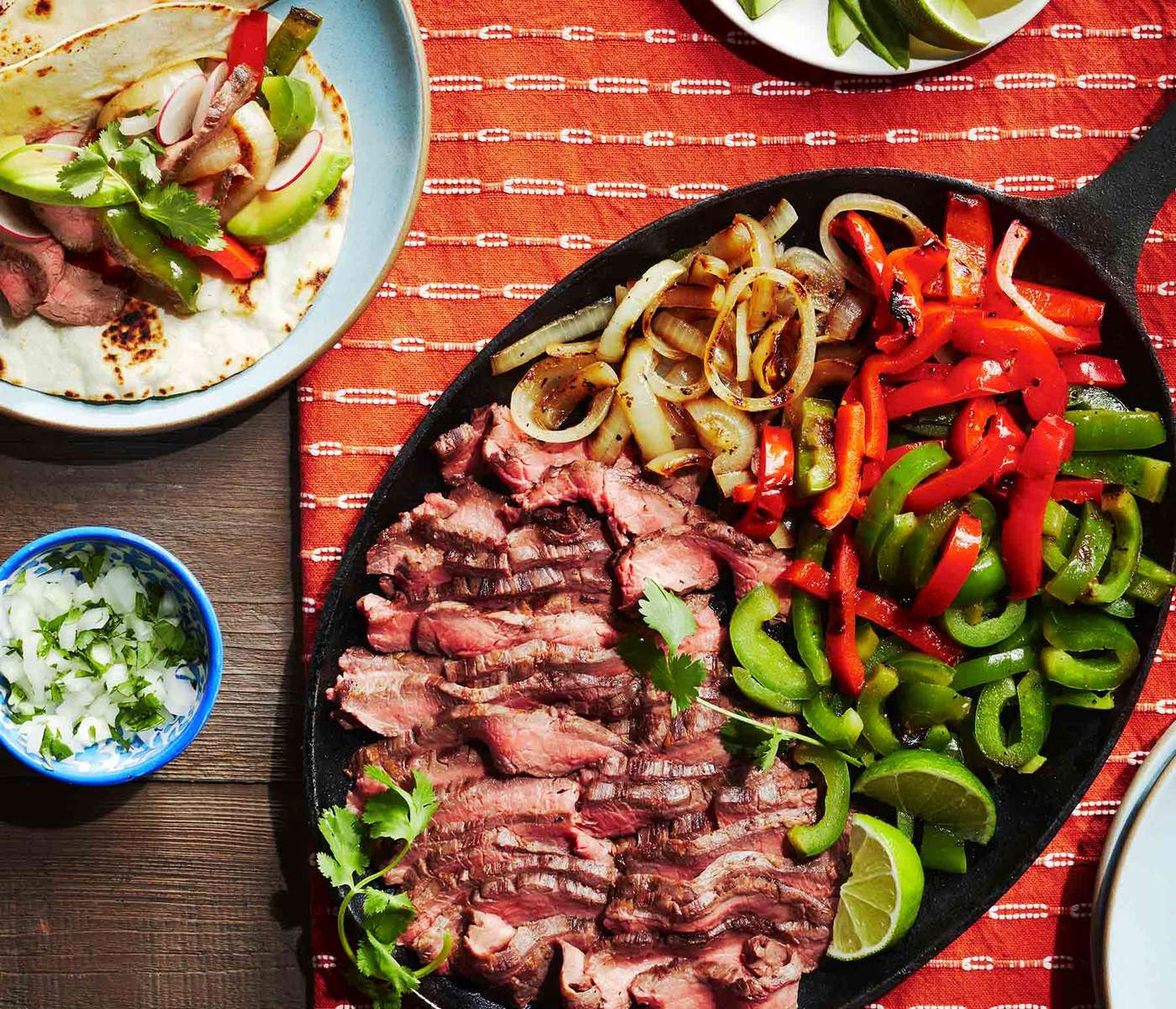 Flankbiff fajita stekpanna Pussel online