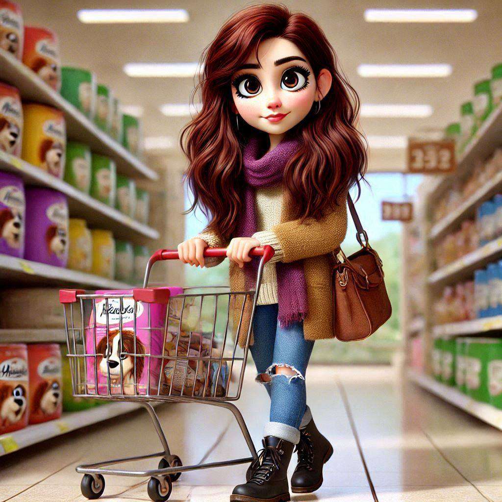 Zakupy w supermarkecie. puzzle online