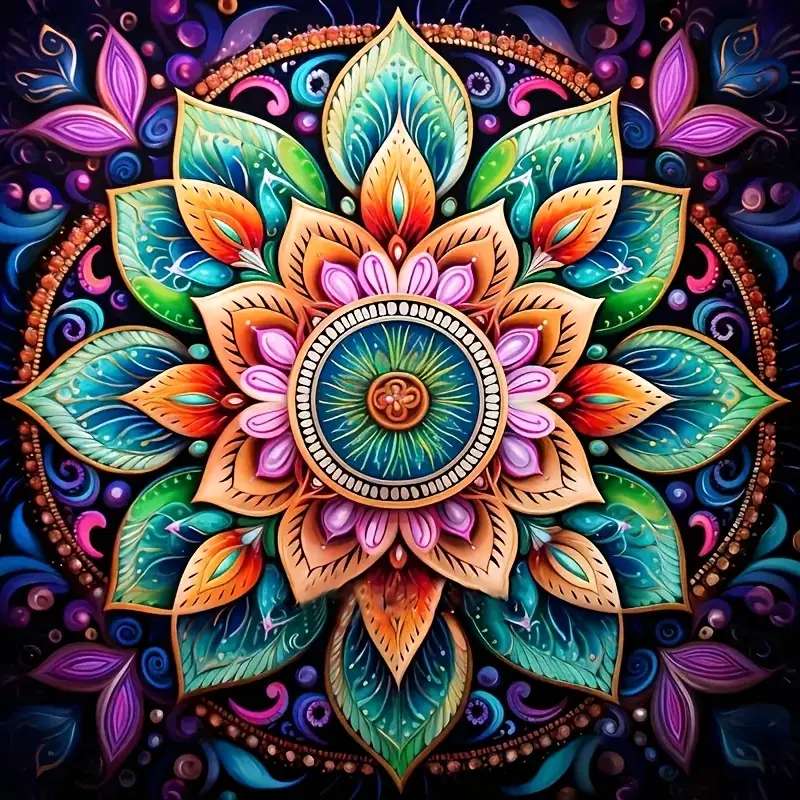 mandala do medytacji puzzle online