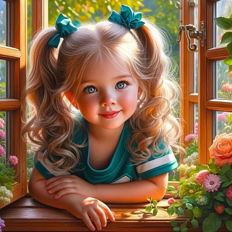 charming blue -eyed online puzzle