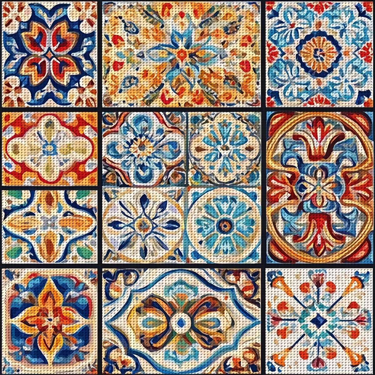 mozaika w orientalne wzory puzzle online