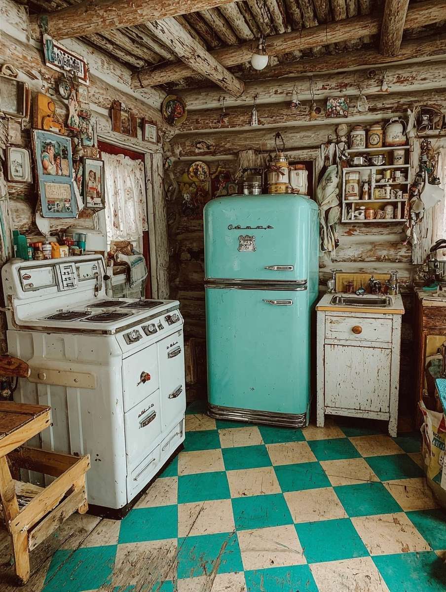 Стара американска кухня онлайн пъзел