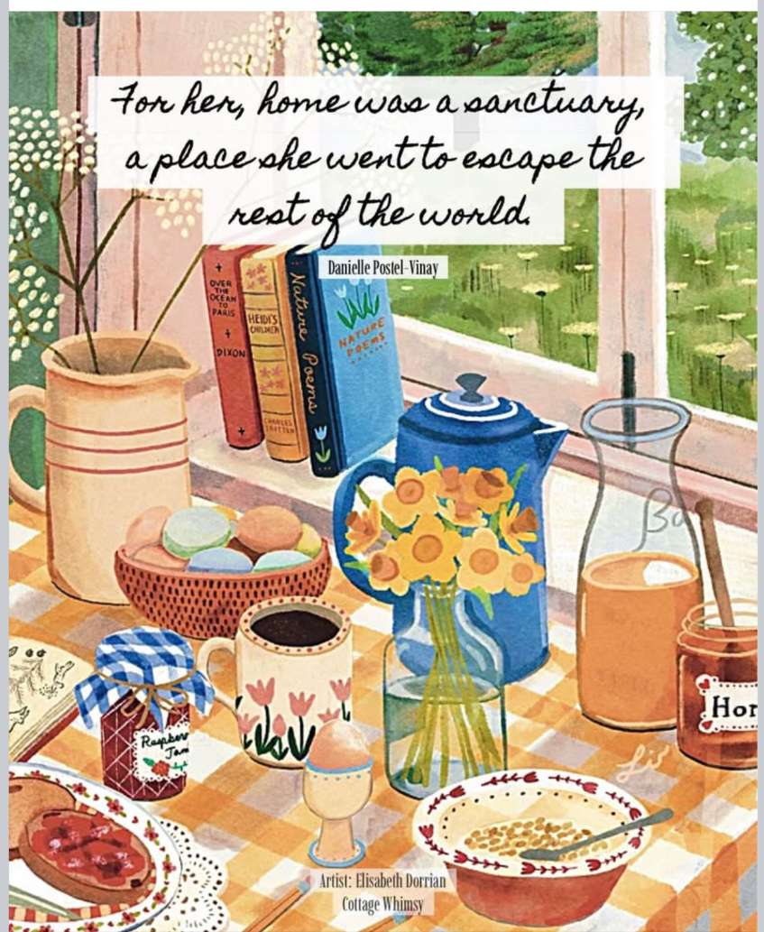 Morning meal by the window online puzzle