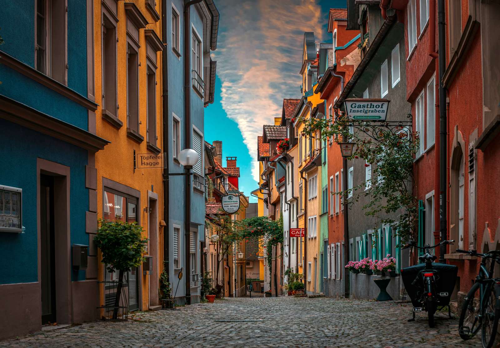 Lindau, Tyskland pussel på nätet