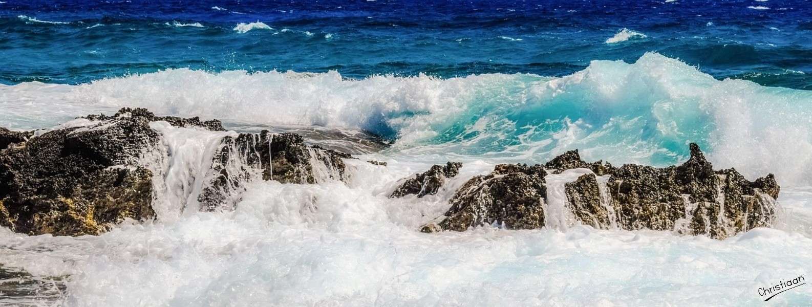 Rocky Coast, Golf, Sea. puzzle online