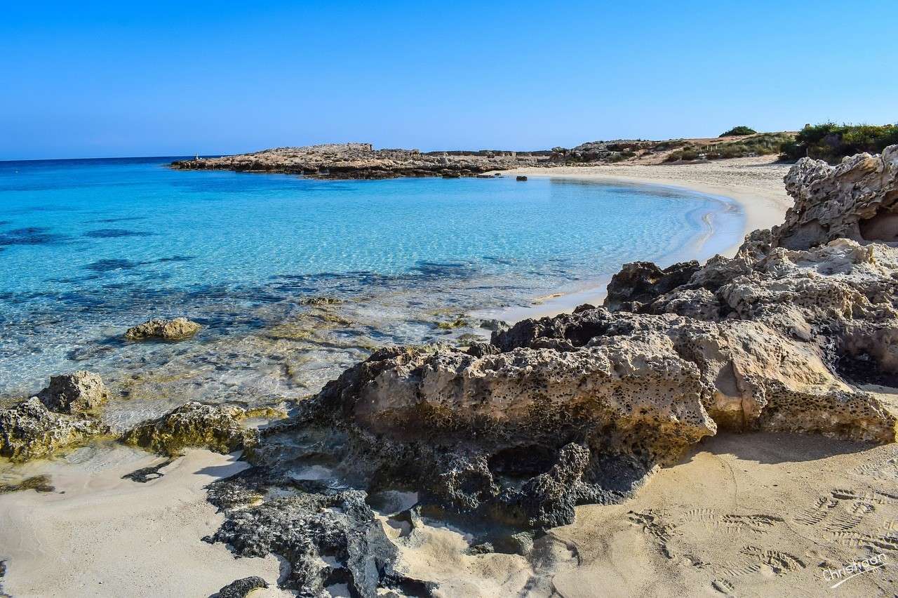 Cypr, Ayia Napa, Makronissos. puzzle online