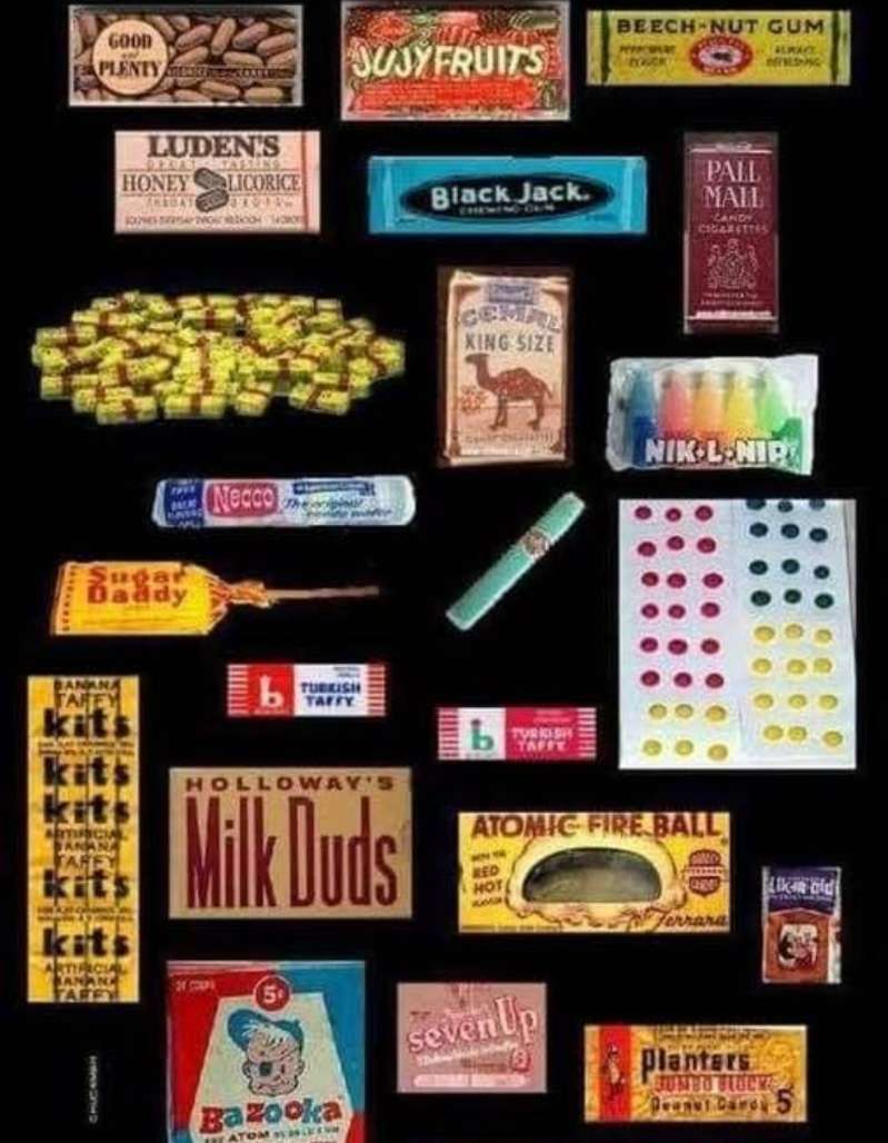 Stare czasy Candy Treats puzzle online