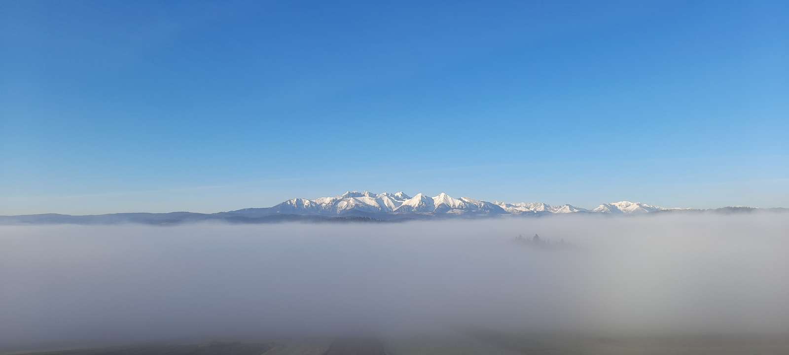 Tatry ponad mgłą puzzle online