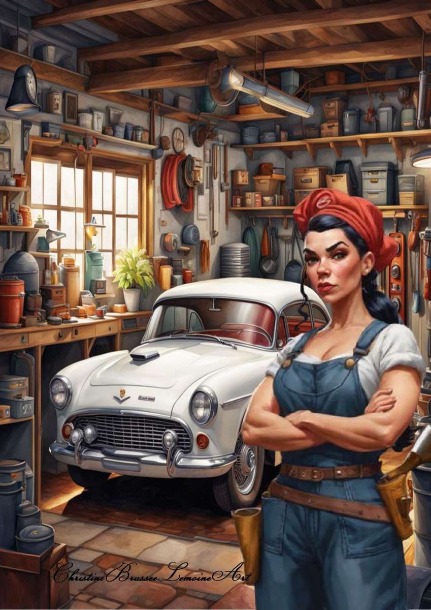 Garage and Lusy online puzzle