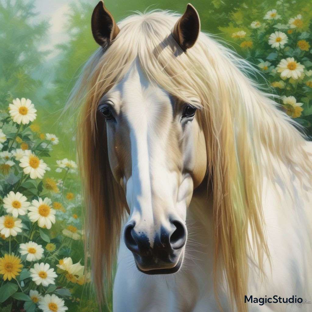 Portret dobrego ogiera puzzle online