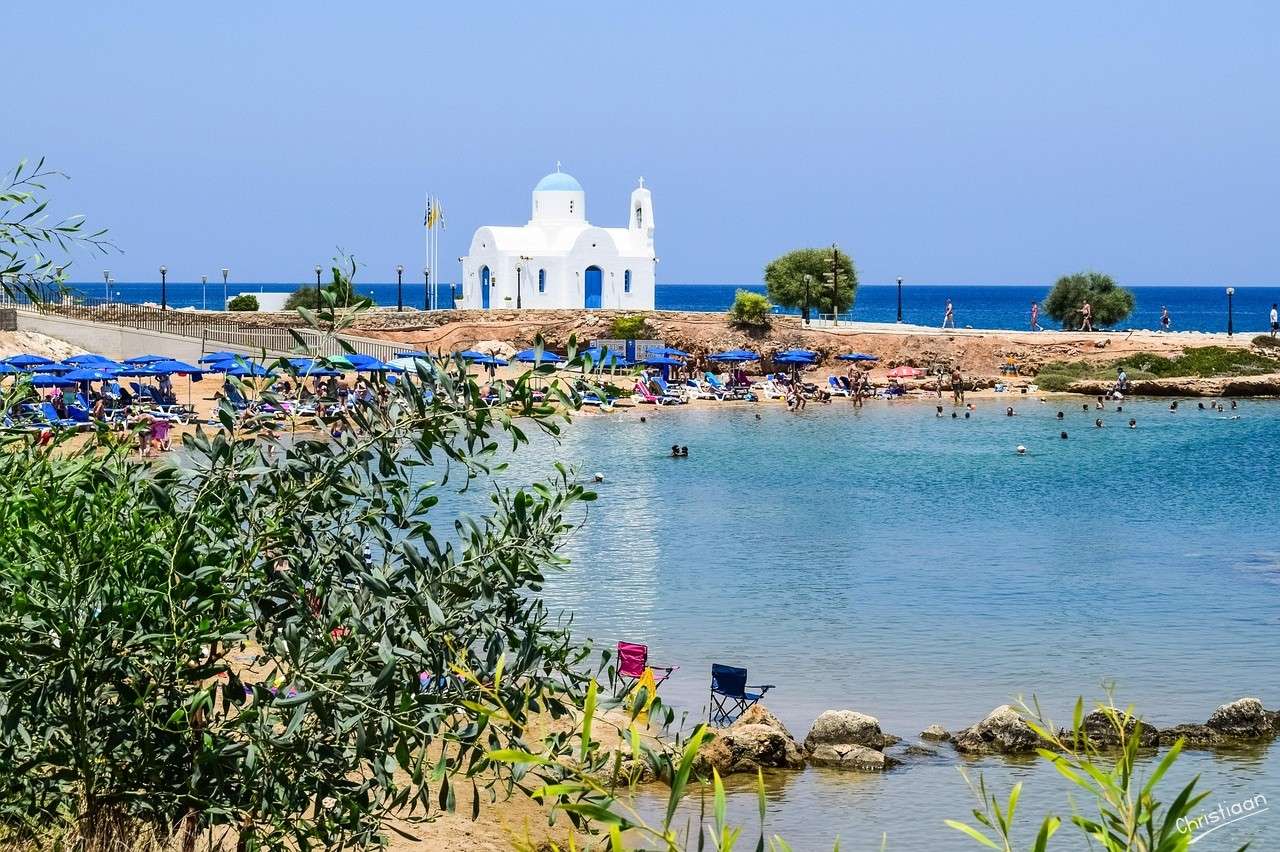Plaża, schronienie, lato. puzzle online