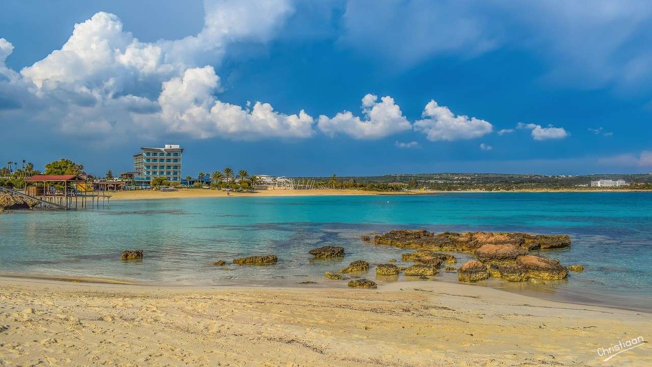 Plaża, morze, piasek, natura. puzzle online