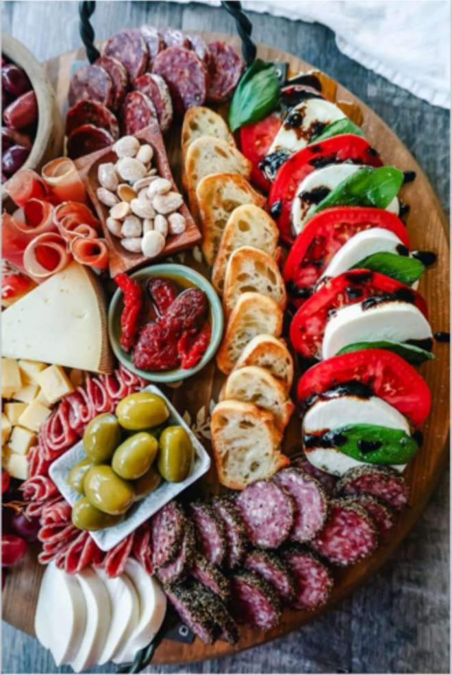 Nona nadała antipasto dla prawdziwego włoskiego. puzzle online
