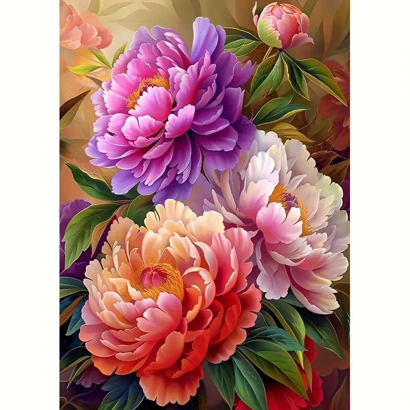 kwiaty w pełnym rozkwicie puzzle online