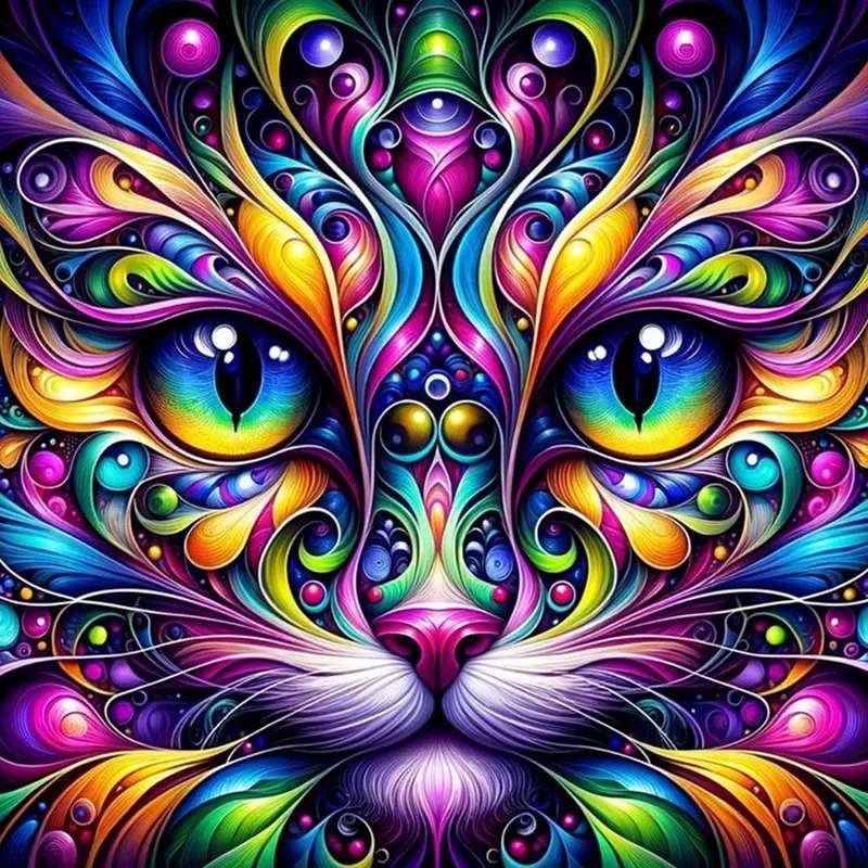 ipnotizzanti, occhi di gatto puzzle online