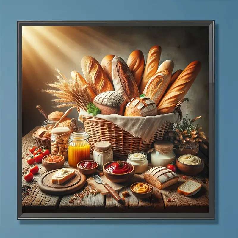 świeże bułeczki na śniadanie puzzle online