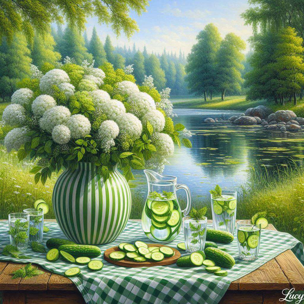 Woda z ogórkiem puzzle online