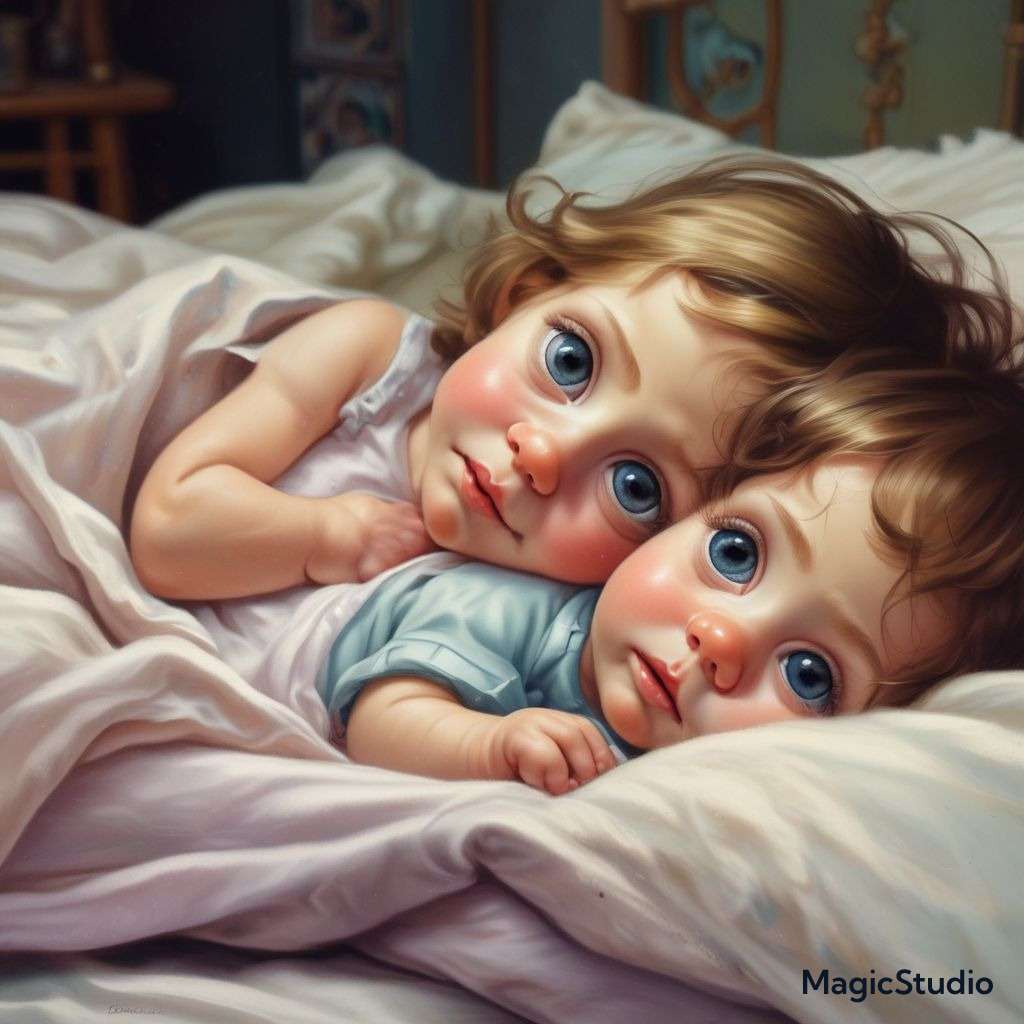 Ga in slaap baby's online puzzel