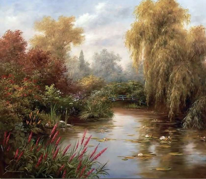 Idylliczny puzzle online