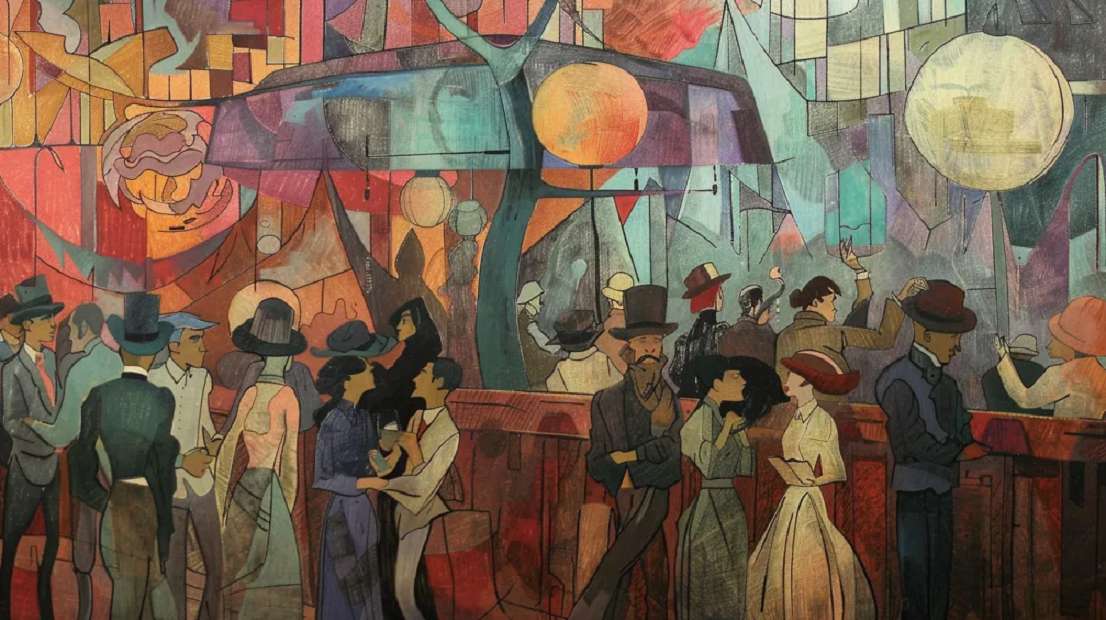 Parisian cafe puzzle online