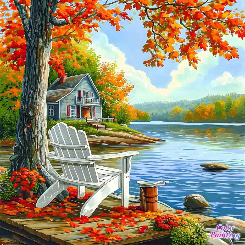 Paesaggio autunnale puzzle online