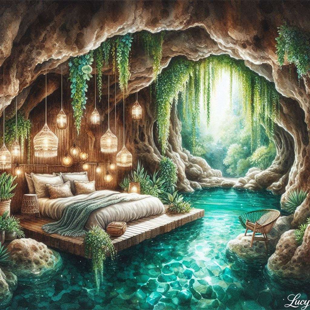 Sanctuaire de la grotte isolée puzzle en ligne