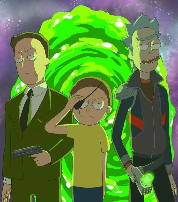 Rick and morty 1 puzzle online