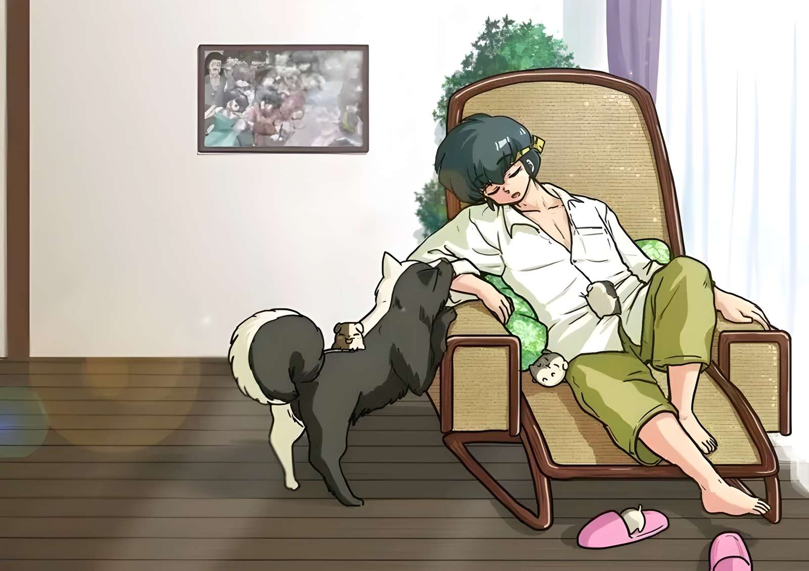Blanquinegro Y Ryoga. puzzle online