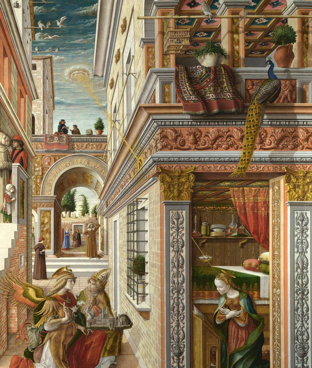The Annunciation, with Saint Emidius puzzle online
