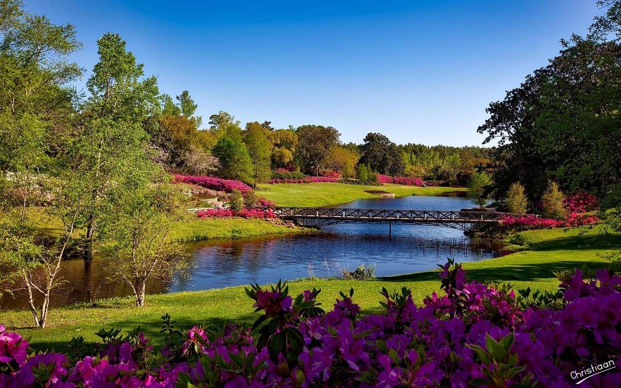 Bellingrath Tuinen, Alabama. puzzle en ligne