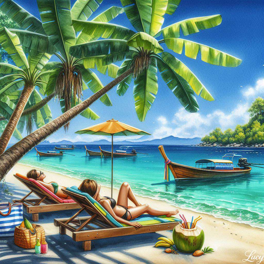 Leisure, Adventure e The Bliss of Island Escape puzzle online