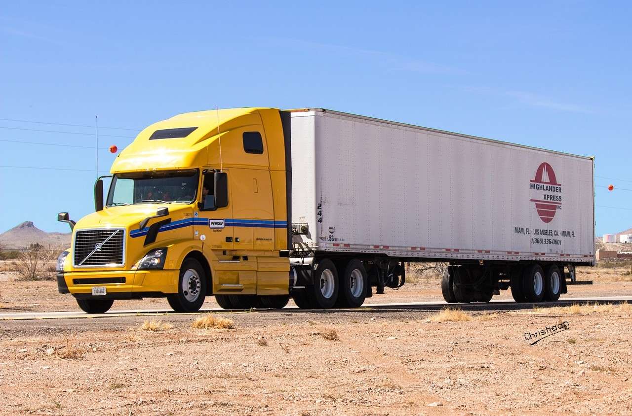 Semi-trailer. puzzle online