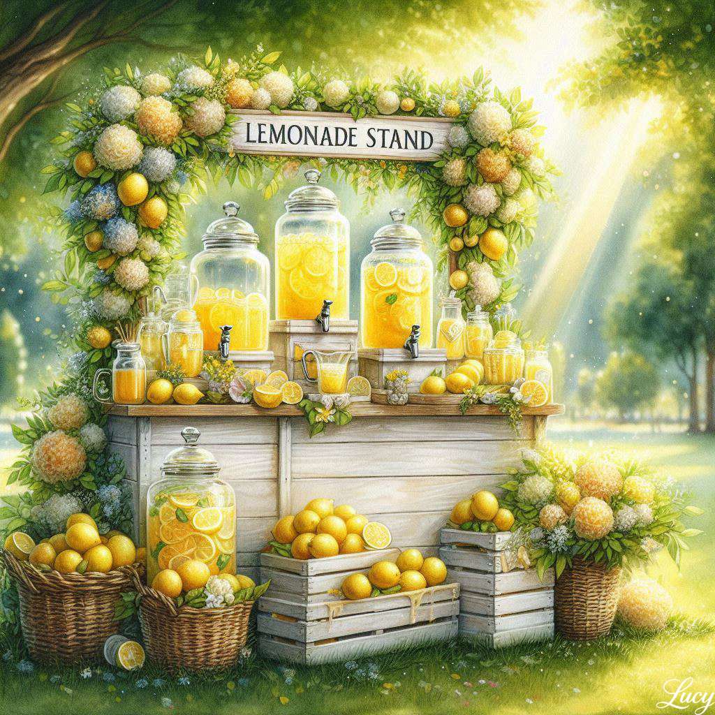 Suporte encantador de limonada quebra-cabeças online
