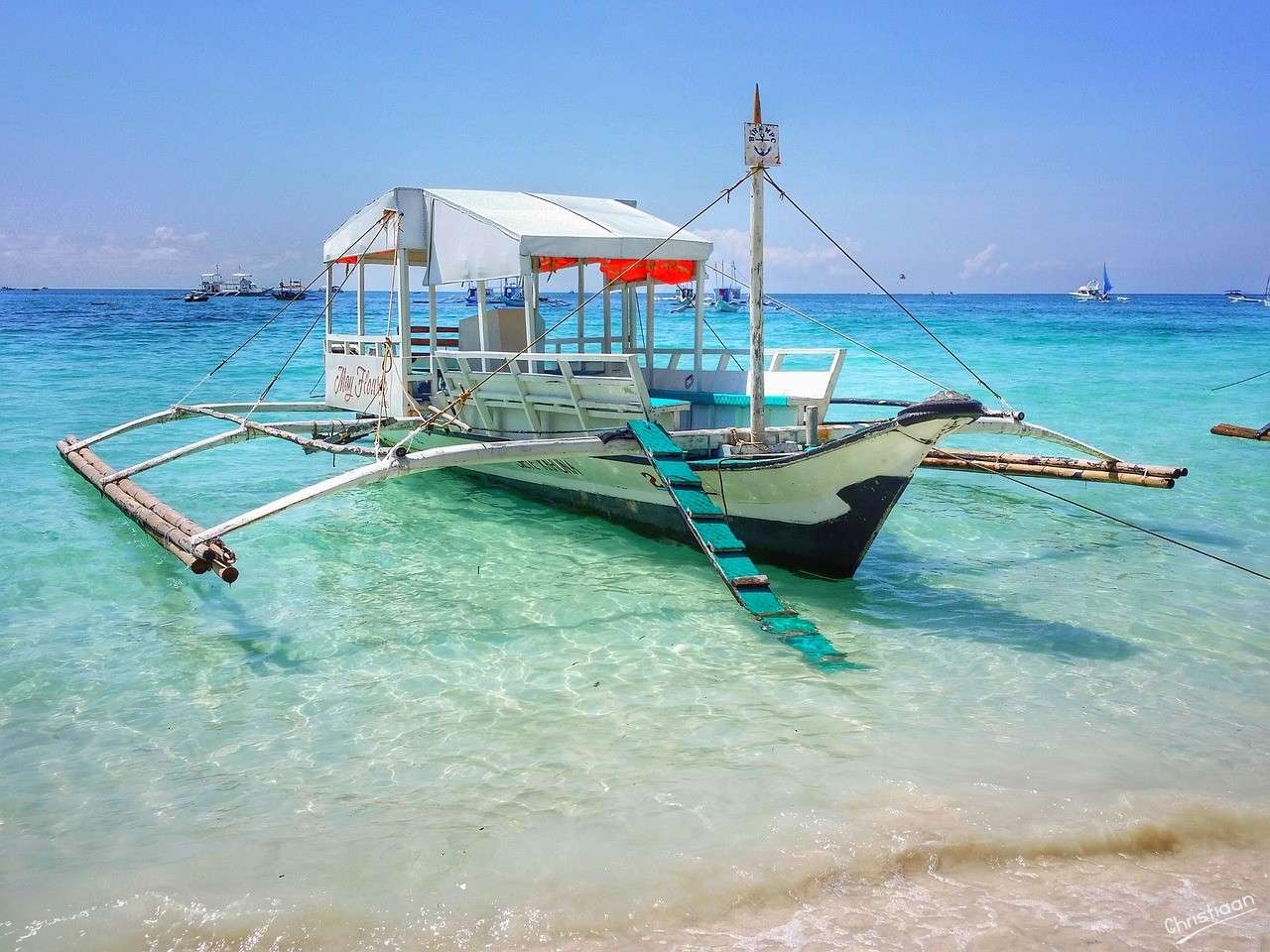 Filippijnen, Boracay, Wit strand. legpuzzel online