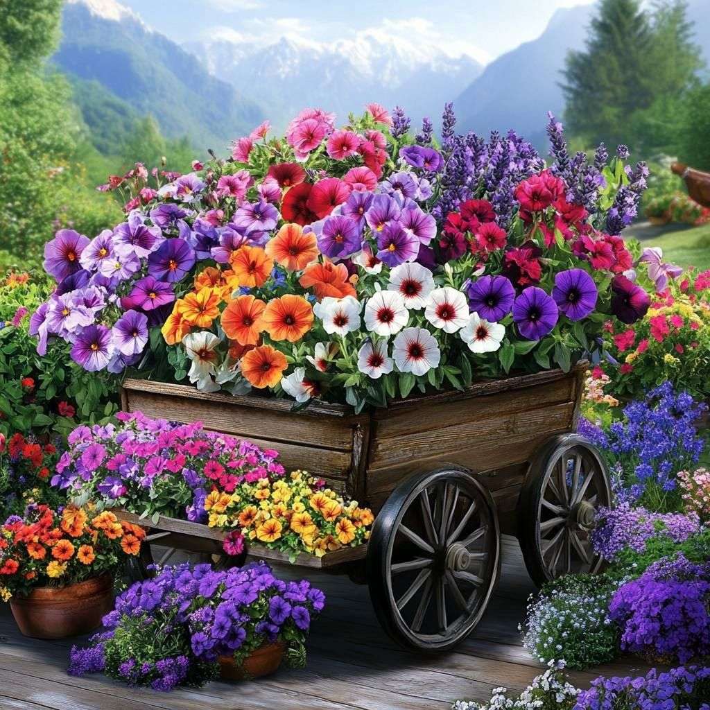 Flower stroller jigsaw puzzle online