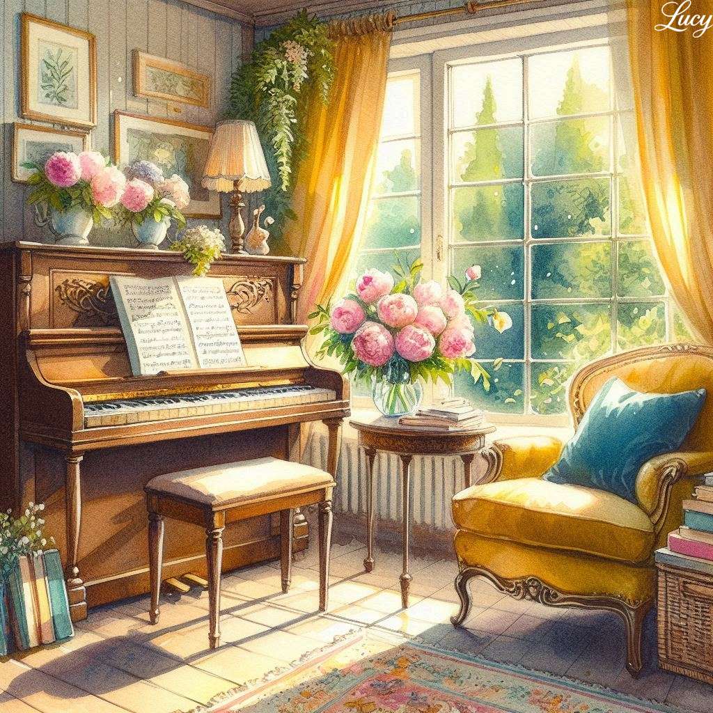 Klasyczny pianino pianisty puzzle online