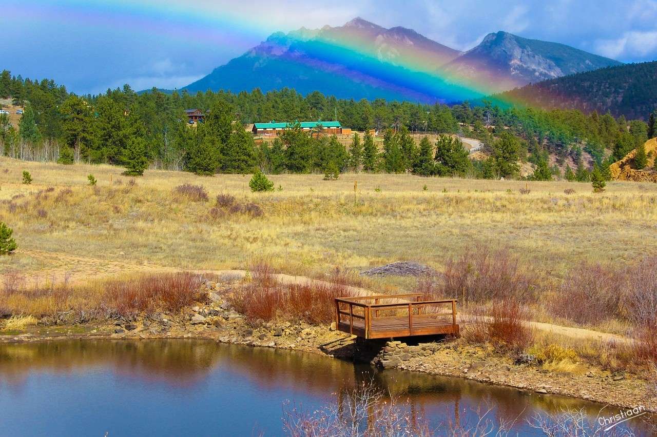 Rainbow, woda, Kolorado. puzzle online