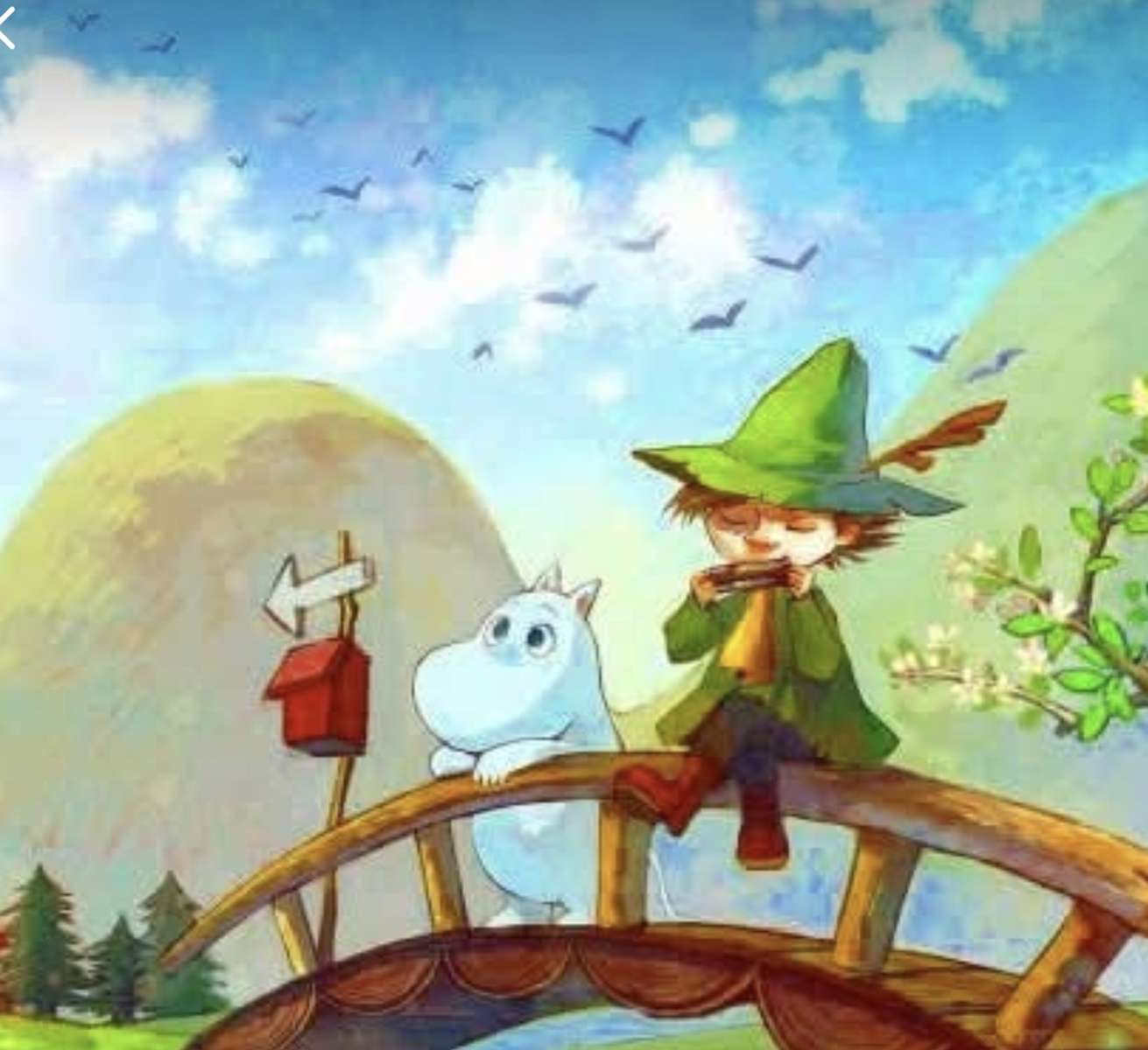 ムミンとオットー ジグソーパズルオンライン