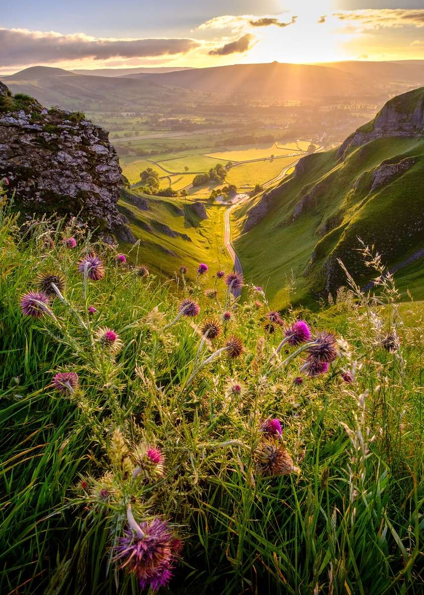 Winnats Pass w Derbyshire puzzle online