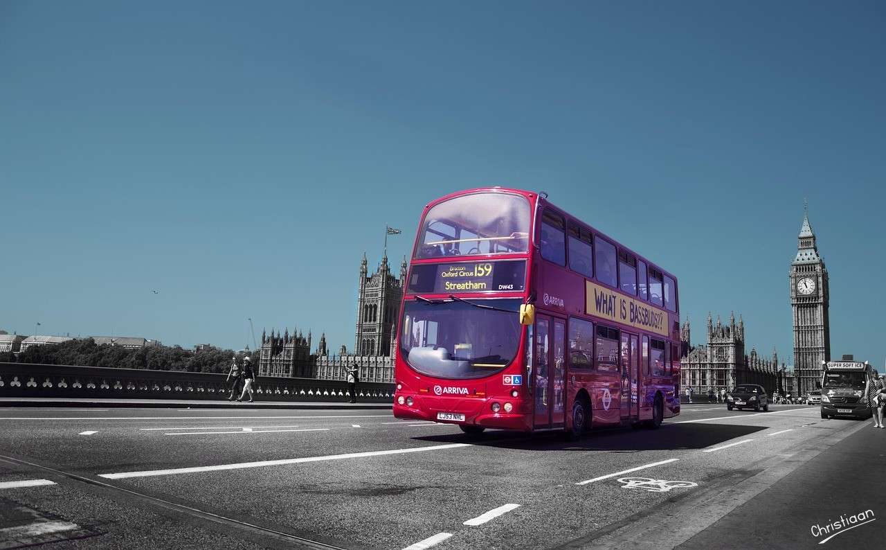 Engeland, Verenigd koninkrijk, Verkeer. online puzzel