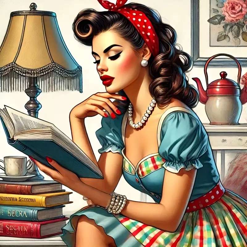 interesująca lektura pani domu puzzle online