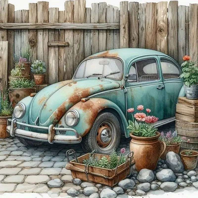 Oude bult in de tuin legpuzzel online